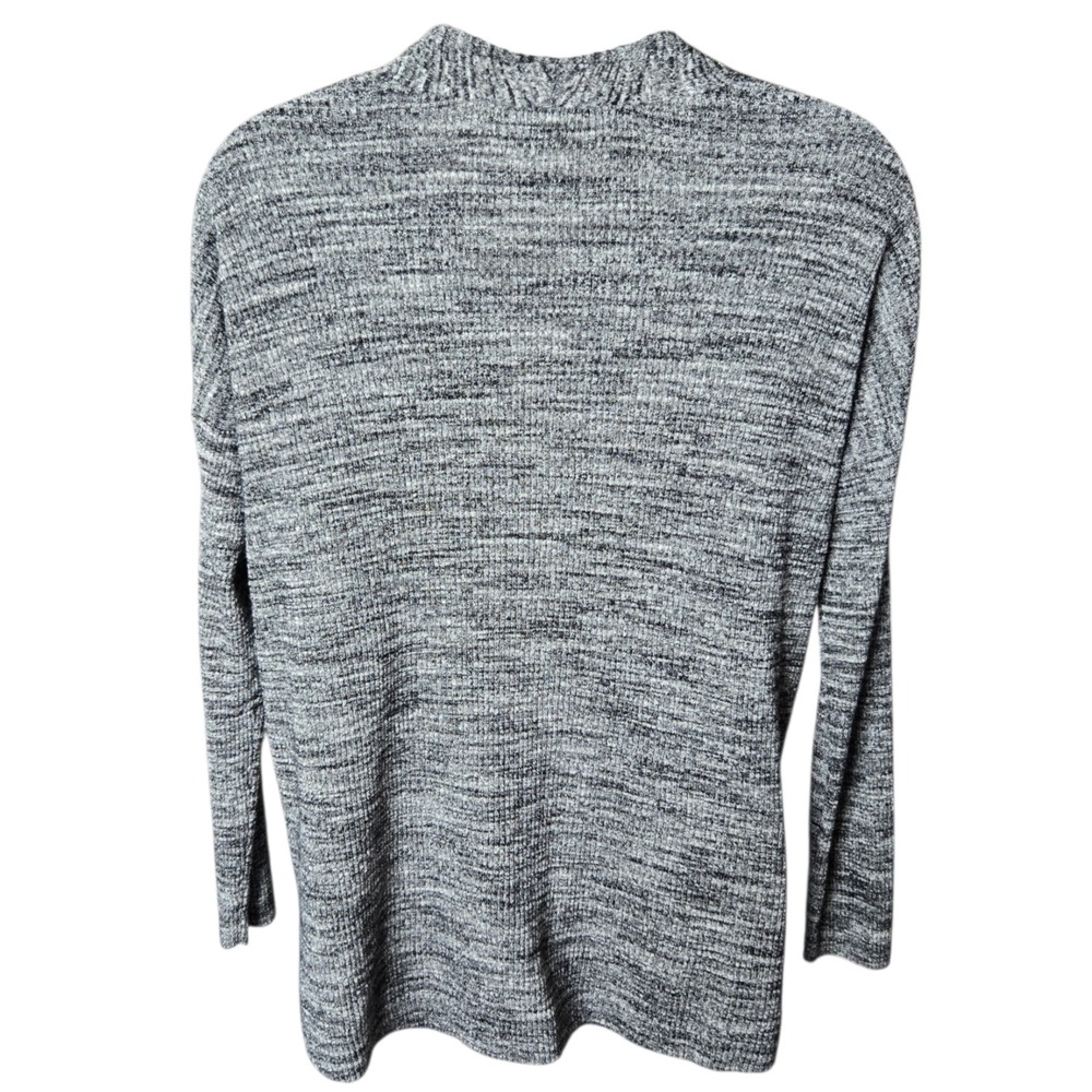 LOFT Womens Open Front Cardigan Petite Small Preppy Heathered‎ Pocket Academia - Picture 6 of 8